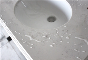 Arabescato White Artificial Marble Bathroom Basin